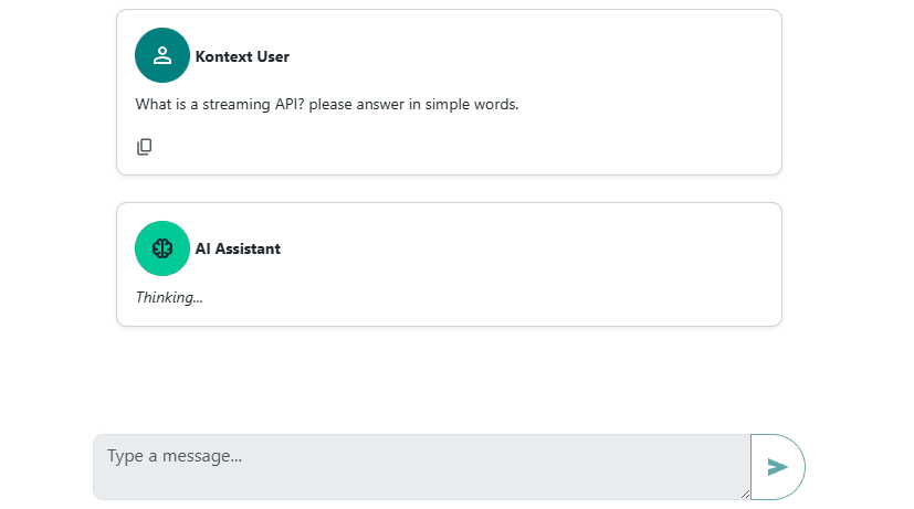 FastAPI Streaming Response: Error: Did not receive done or success response in stream
